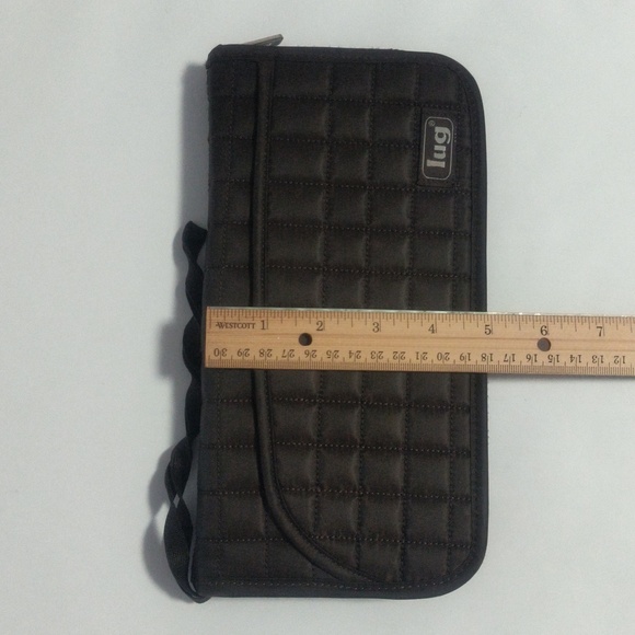 LUG / Brown Quilted Wallet  / EUC - Picture 3 of 6